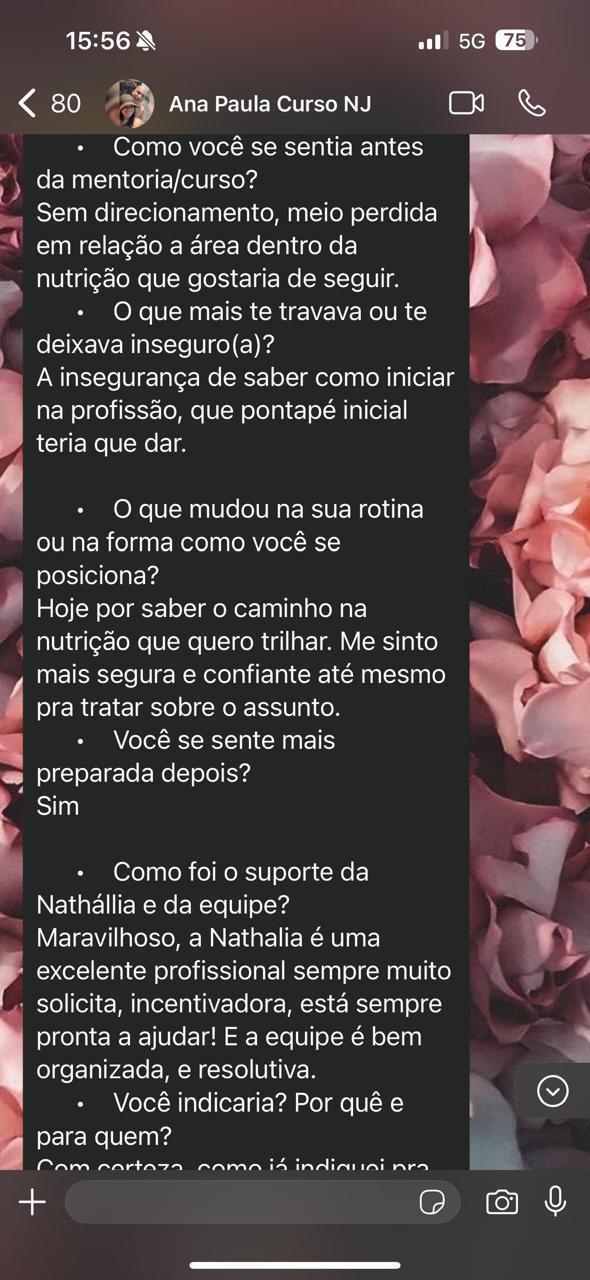 Depoimento real de cliente 16